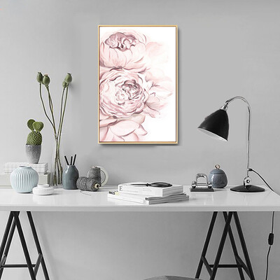 

Gobestart Nordic Watercolor Rabbit Childrens Room Decorative Painting Frameless Core
