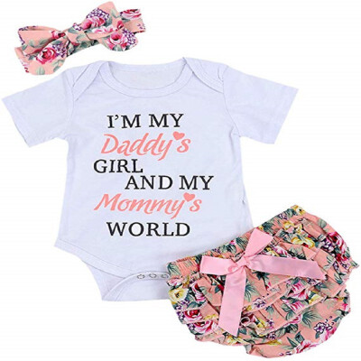 

Baby Clothes Sets For Girl Princess Baby Girl Clothes Top Cotton T-Shirt Short SleeveShorts Pant 2pcs Clothes Infant Girl Set