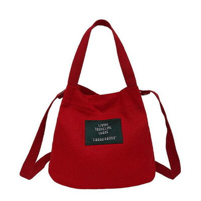 

Fashion Women Canvas Shoulder Bag Environmental Shopping Bag Casual Literary Shoulder Diagonal Canvas Bags Crossbody Bags