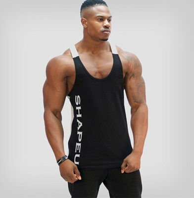 

Men Gym Sleeveless Muscle Vest Stringer Vests Sports Bodybuilding Tee Shirt