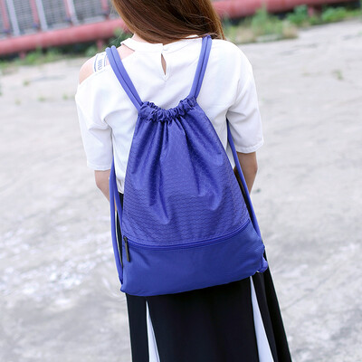 

Bunch bag drawstring backpack outdoor travel waterproof portable folding backpack mens&womens sports fitness bag
