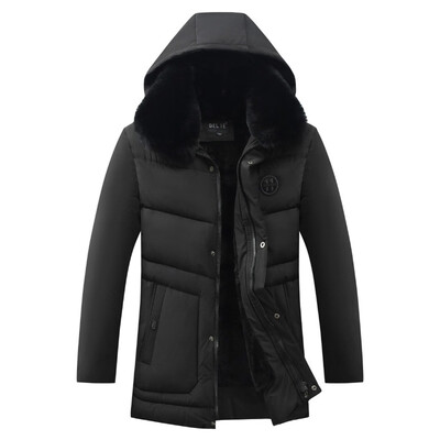

Toponeto Mens Winter Zipped Warm Tracksuit Casual Long Sleeve Outwear Coat