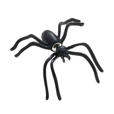 

New Funny Spider decorative earrings Personality double-sided front&rear earrings puncture funny alternative props Halloween