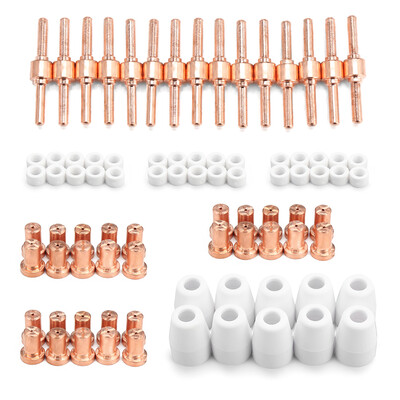 

85pcs PT31 Extended Electrodes Nozzle Tips Plasma Cutter Torch Consumables