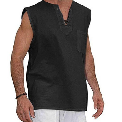 

Toponeto Fashion Mens Summer Slim Casual Multicolor Cotton Linen Short-sleeved Shirt