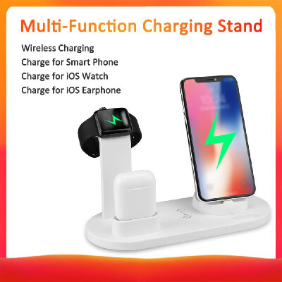 

3 in 1 Chargings Dock Holder Bracket Wire-less Chargers Multi-function Wirelessy Chargings for Smart Phone Chargings Stand Dock St