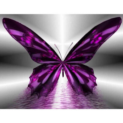 

5D DIY Full Drill Diamond Painting Fantasy Butterfly Wall Art Cross Stitch