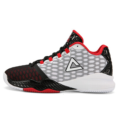 

PEAK mens shoes new outfield basketball shoes non-slip wear-resistant competition boots sports shoes DA830321 big white red 42 yards
