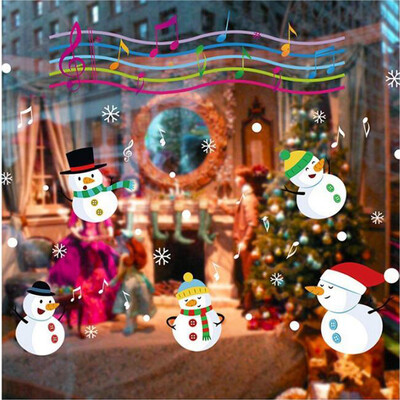 

Tailored Merry Christmas Household Room Window Wall Sticker Mural Decor Decal Removable