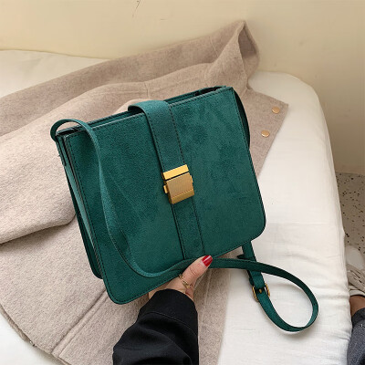 

Winter autumn&winter retro-polished slant-cross bag womens 2019 new style Korean-style single-shoulder bag fashion tem