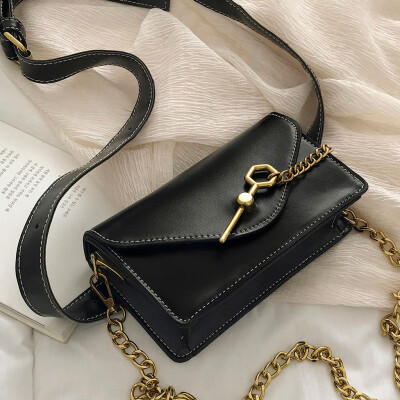 

Tailored Women Fashion Pure Color Leather Shoulder Bag Crossbody Bag Messenger Chest Bags