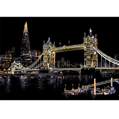 

Tailored 161x113in Magic Scratch Art Painting Paper With Drawing Stick Kids Toy