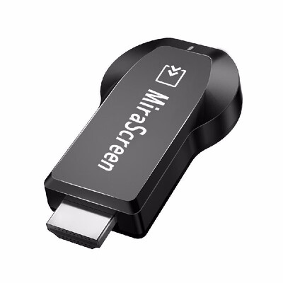 

Mirascreen E5M Wireless TV Dongle Receiver for HDTV 24G WiFi 1080P DLNA Airplay Mirroring Compatible with iPhone iPad Android iOS
