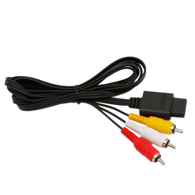 

AV Audio Video TV RCA Cable Cord for Nintendo 64 NGC SFC SNES GameCube