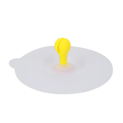 

Cute Small Bean Sprout Silicone Cup Cover Heat Resistant Sealed Cups Lid