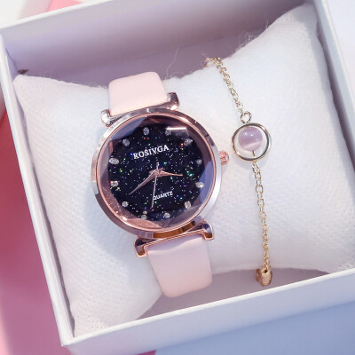 

Ins Chatter Net Red Cherry Blossom Girl Watch Female Student Cute Star Series Creative Night Girls Little Fresh