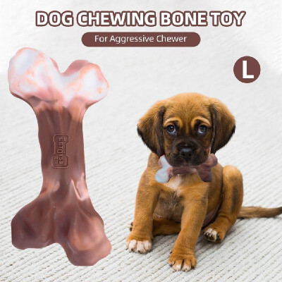 

Dog Chew Bone Chewing Bone for Aggressive Chewer Indestructible Tooth Training Playing for Dog Puppy Large Size