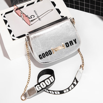 

Summer Fairy Little Girl Tide Single Shoulder saddle bag Korean version Baitao slanting lady bag chain slanting across