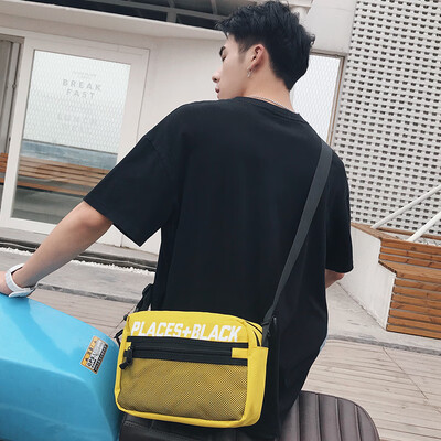 

Korean version of shoulder bag street mens bag tide mens shoulder bag men&women couples messenger bag summer bag