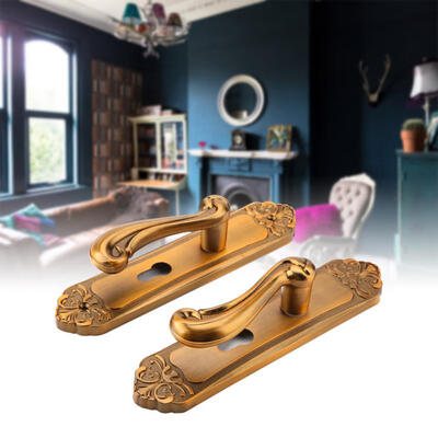 

Greensen Vintage European Style Aluminium Alloy Room Interior Door Lock Handle Furniture Hardware