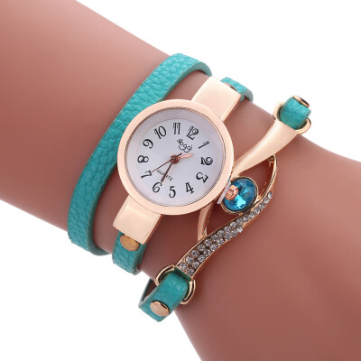 

Explosion models fashion belt quartz watch peacock eye winding bracelet watch female models