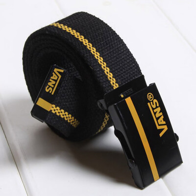 

Mens Cool Nylon Buckle Canvas Fabric Webbing Durable Outdoor Camping Tactical Waist Belt