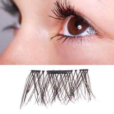 

4pcsbox Magnetic False Lashes No Need Glue Reusable Eyelashes for Makeup