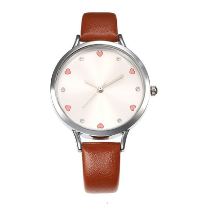 

Hot Womens Watches Best Sellers Quartz Watch Minimalist Ladies Relogio Feminino Marque There Is A Love Shape In The Dial