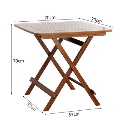 

Little bamboo craft new brown folding table 70 long 4228