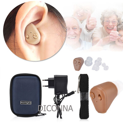 

Single Rechargeable Digital Mini In Ear Hearing Aid Adjustable Tone Amplifier