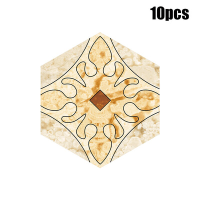 

Toponeto 10Pcs Self Adhesive Tile Floor Wall Decal Sticker DIY Kitchen Bathroom Decor