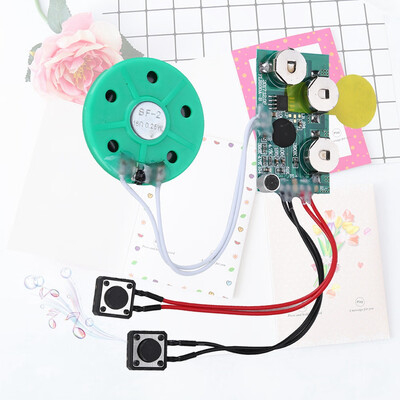 

Greensen DIY Greeting Card Chip 4 minutes Recordable Voice Sound Chip Voice Greeting Card for Holiday