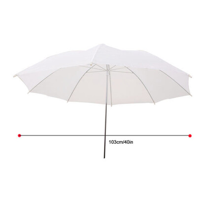 

40in 103cm Studio Flash Translucent White Soft Umbrella