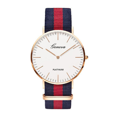

Geneva Canvas Band Watch Men Women Fashion Sport Casual Wrist Watch Unique Business Quartz Watches