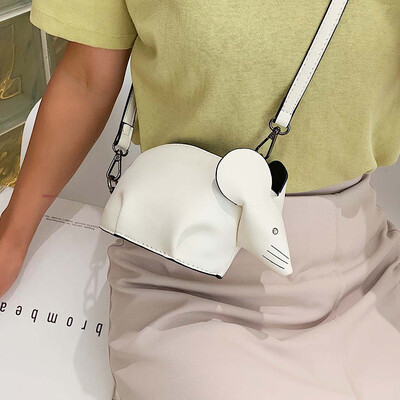 

Female bag 2019 new fashion cartoon mouse messenger bag summer small fresh shoulder bag wild Sen small bag