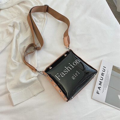 

Ins popular mirror wide-band small-party bag womens new2019 Korean-style one-shoulder one-shoulder one-shoulder one-should