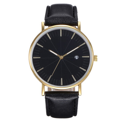 

New hot meridian belt calendar watch men