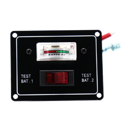 

12V Battery Test Switch Dual Test Meter Gauge for Boat Marine Caravan 44