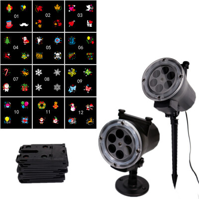 

〖Follure〗LED Projector Light 12 Pattern Landscape Lamp Projection For Halloween