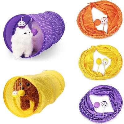 

Pet Cat Foldable Tunnel Kitten Toy Rabbit Playing Tube Pet Cat Tunnel Toy