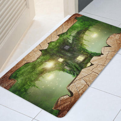 

Greensen 3D Printing Floor Mat Non-Slip Door Mat Kitchen Bathroom Bedroom Carpet 4060cm