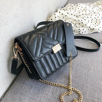 

Network celebrity foreign gas small bag Korean version hundred lap embroidered thread chain bag 2019 new female bag fashion textur