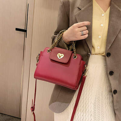 

Ins retro small bag female 2019 new Korean version of the wild chain handbag fashion single shoulder slung small square bag