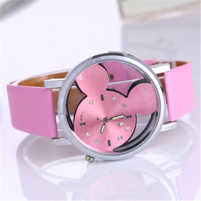 

Perspective simple&cute cartoon student watch quartz watch multicolor