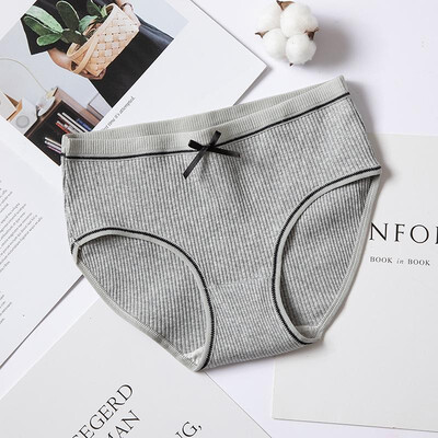 

Sexy Women Cotton Panties Underwear Soft Briefs Underpants Ultra-Thin Breathable Mid Rise Thread Panties