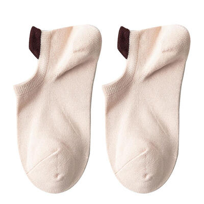 

Womens Color Block Low Cut Breathable Cotton Elastic Short Ankle Boat Socks