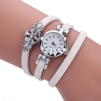 

Cross medal pendant ladies winding bracelet watch simple fashion inlaid diamond British watch female models