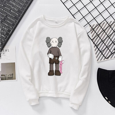 

Autumn Winter Couple Round Collar Sweater Toys Pink Letter Pattern Type Knitted Fabric Casual Polyester Full Sleeve 2XL