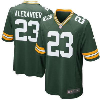 

Youth Football Jersey Green Bay Packers Jaire Alexander Green 2018 NFL Draft First Round Pick Game Jersey
