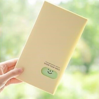 

Candy Color Business Card Album Smiling Face Name Card Book Creative Photo Card Id Card Holder Card Album